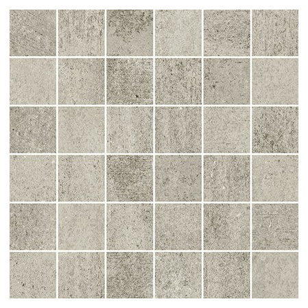 Opoczno Grava Light Grey Mosaic Matt Mozaika ścienno-podłogowa 29,8x29,8 cm, jasnoszara OD662-091