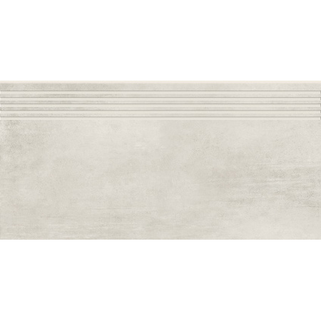 Opoczno Grava White Steptread Płytka podłogowa 29,8x59,8 cm, biała OD662-072