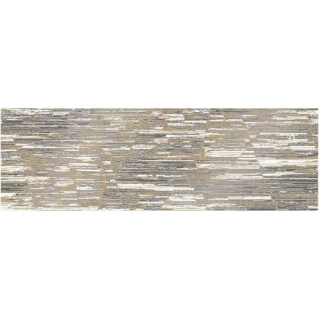 Opoczno Magnifique Inserto Stripes Listwa dekoracyjna 29x89x1,1 cm, szara błyszcząca ND034-005