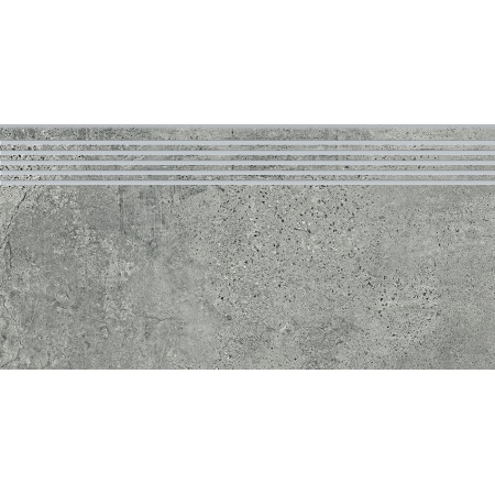 Opoczno Newstone Grey Steptread Płytka podłogowa 29,8x59,8 cm, szara OD663-073