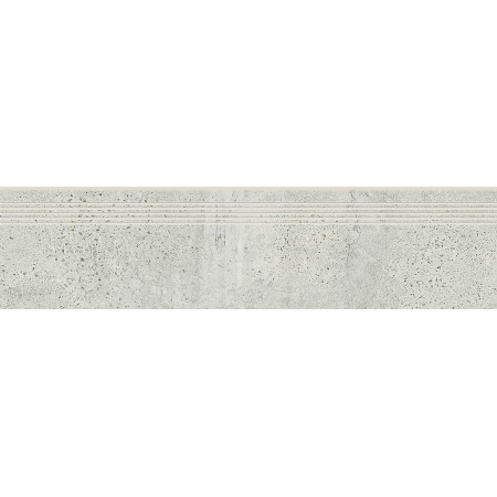 Opoczno Newstone Light Grey Steptread Płytka podłogowa 29,8x119,8 cm, jasnoszara OD663-071