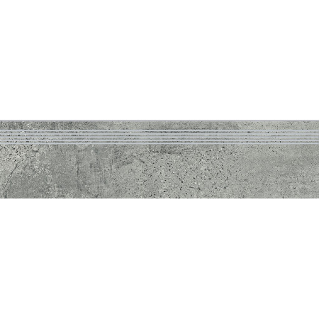 Opoczno Newstone Grey Steptread Płytka podłogowa 29,8x119,8 cm, szara OD663-088