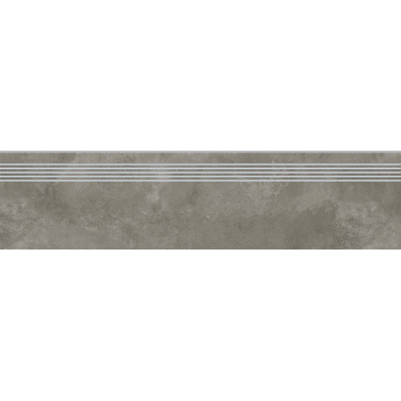 Opoczno Quenos Grey Steptread Płytka podłogowa 29,8x119,8 cm, szara OD661-078
