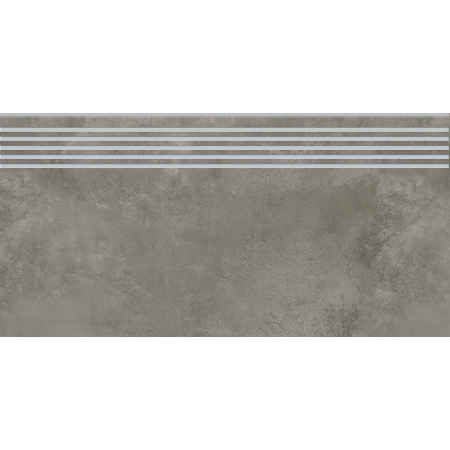 Opoczno Quenos Grey Steptread Płytka podłogowa 29,8x59,8 cm, szara OD661-079