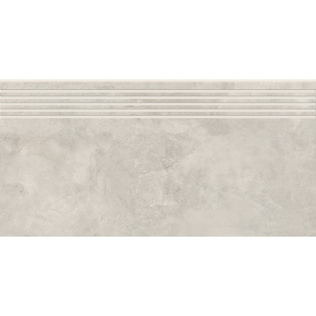Opoczno Quenos White Steptread Płytka podłogowa 29,8x59,8 cm, biała OD661-076