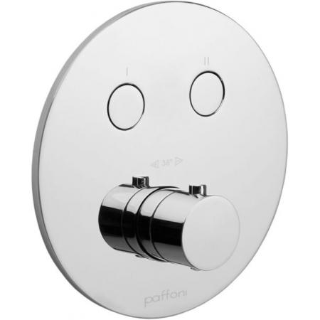 Paffoni Light Bateria wanno-prysznicowa podtynkowa termostatyczna biały mat CPT018BO