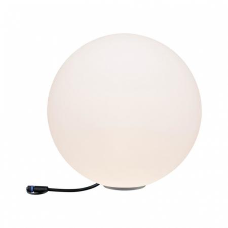 Paulmann Outdoor Plug and Shine Globe Oprawa oświetleniowa zewnętrzna 40 cm biała 94178