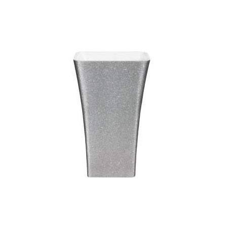 PMD Besco Assos Glam Umywalka wolnostojąca 40x50x85 cm z powłoką IllumeCoat, srebrna UMD-A-WOS