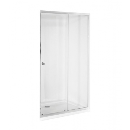 PMD Besco Duo Slide Drzwi prysznicowe przesuwne 100x195 cm, profile chrom szkło przezroczyste DDS-100