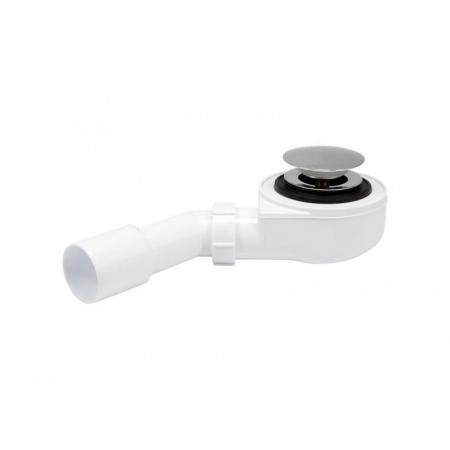Polimat Syfon brodzikowy ANI Plast klik-klak, biały 6103045