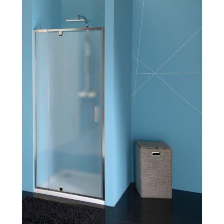 Polysan Easy Line Drzwi prysznicowe uchylne 190x102 cm profile chrom szkło brick EL1738
