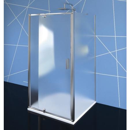 Polysan Easy Line Kabina prysznicowa kwadratowa 90x90x190 cm drzwi uchylne profile chrom szkło brick EL1738EL3338EL3338