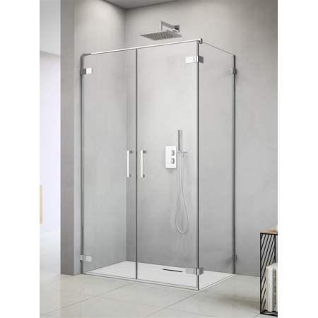 Radaway Arta DWD+S Drzwi prysznicowe 60x200 cm, wersja lewa, profile Chrome+, szkło przezroczyste 386059-03-01L