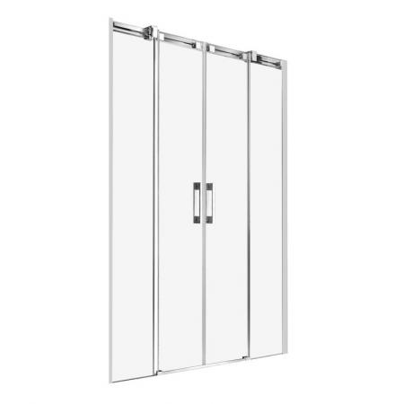 Radaway Espera DWD Drzwi prysznicowe przesuwne wnękowe 140x200 cm ze ścianką stałą 380240-01+380224-01