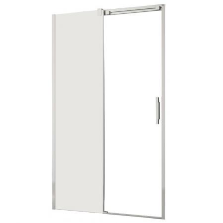Radaway Espera DWJ Mirror Drzwi prysznicowe przesuwne wnękowe 100x200 cm ze ścianką stałą lustrzaną lewe 380495-01L+380210-71L