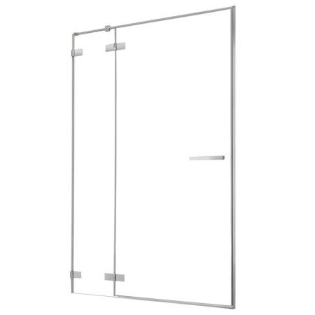 Radaway Euphoria DWJ Drzwi prysznicowe uchylne wnękowe 130x200 cm ze ścianką stałą lewe 383812-01L+383217-01L