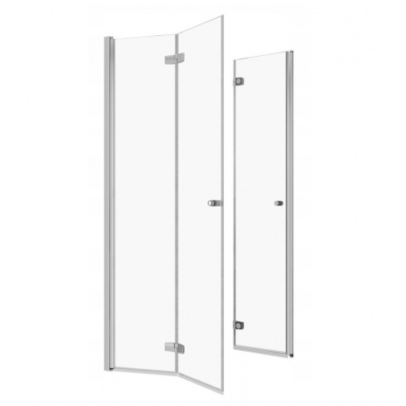 Radaway Fuenta New KDD B Drzwi prysznicowe składane 80x202 cm z listwą progową lewe 384070-01-01L