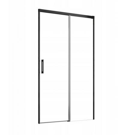 Radaway Idea Black DWJ Drzwi prysznicowe przesuwne wnękowe 150x200,5 cm lewe profile czarne szkło przezroczyste 387019-54-01L