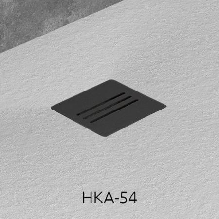 Radaway Kyntos Kratka odpływowa do brodzika czarna HKA-54