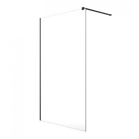 Radaway Modo New Black II Ścianka prysznicowa Walk-In 60x200 cm profile czarne szkło przezroczyste 389064-54-01
