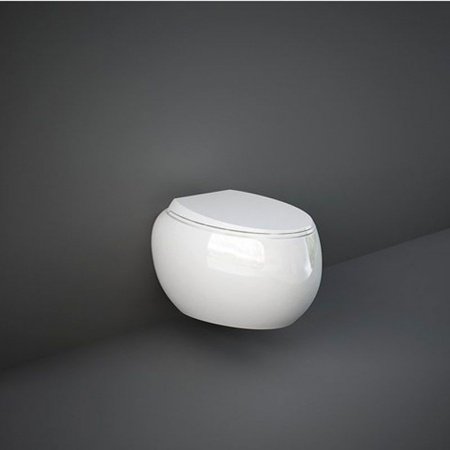 RAK Ceramics Cloud Toaleta WC 56x40 cm bez kołnierza biały połysk CLOWC1446AWHA