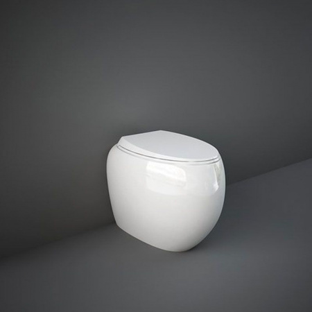 RAK Ceramics Cloud Toaleta WC stojąca 56x40 cm bez kołnierza biały połysk CLOWC1346AWHA