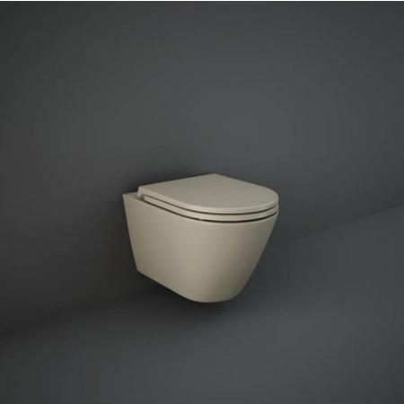 RAK Ceramics Feeling Toaleta WC 52x36 cm bez kołnierza capuccino mat RST23514A