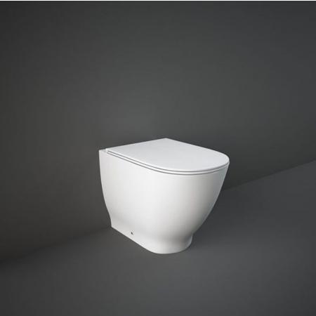 RAK Ceramics Moon Toaleta WC stojąca 56x36 cm bez kołnierza biała lśniąca HAR17AWHA