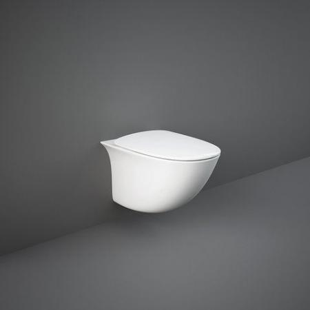 RAK Ceramics Sensation Toaleta WC 52x38 cm bez kołnierza biała lśniąca SENWC1446AWHA