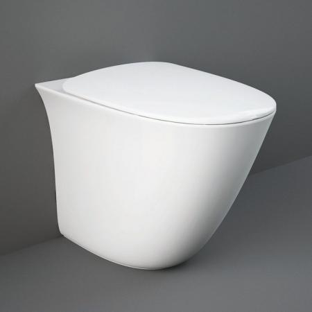 RAK Ceramics Sensation Toaleta WC stojąca 52x38 cm bez kołnierza biała lśniąca SENWC1346AWHA