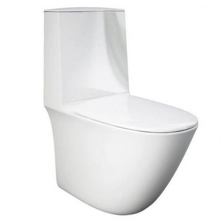 RAK Ceramics Sensation Toaleta WC stojąca bez kołnierza kompakt biały połysk SENWC1146AWHA