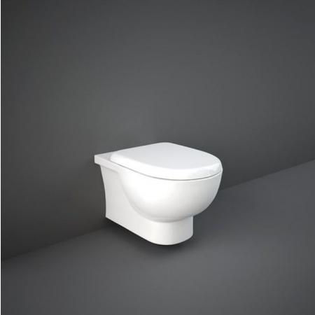 RAK Ceramics Tonique Toaleta WC 55x36 cm bez kołnierza biała lśniąca TQ13AWHA