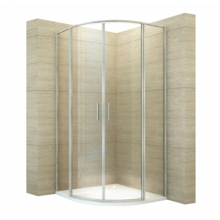Rea Atrium Round Kabina prysznicowa 90x90 cm, profile chrom, szkło transparent REA-K8000