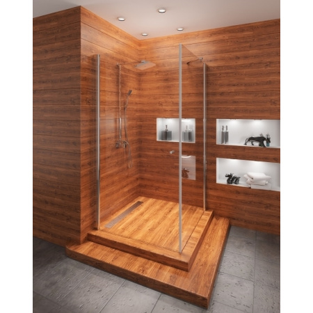 Rea Megan Kabina prysznicowa bez brodzika 80x120 cm, wersja lewa, profile chrom, szkło transparent REA-K0843