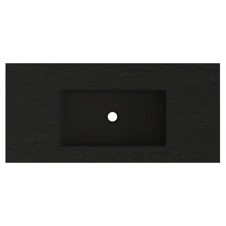Riho Livit Stone Top Umywalka meblowa lub wisząca 100,3x46 cm czarny mat F70064/W010003304