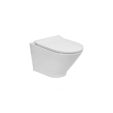Roca Gap Round Compacto Toaleta WC 48x35,5 cm krótka bez kołnierza biała A3460NB000