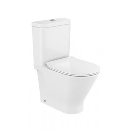 Roca Gap Toaleta WC kompaktowa 60x37 cm Rimless bez kołnierza z powloką biała A3420N7S00	