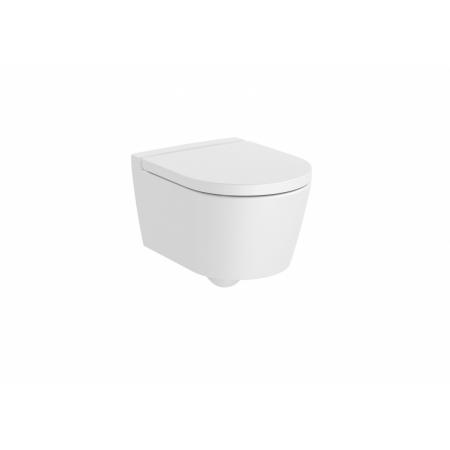 Roca Inspira Round Compacto Toaleta WC 48x37 cm bez kołnierza krótka biały mat A346528620