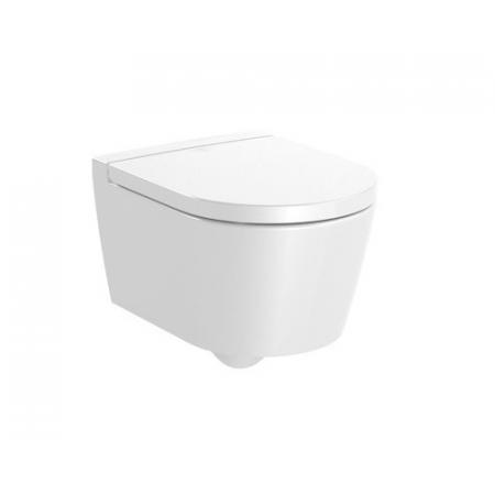 Roca Inspira Round Compacto Toaleta WC krótka 48x37 cm bez kołnierza biała A346528000