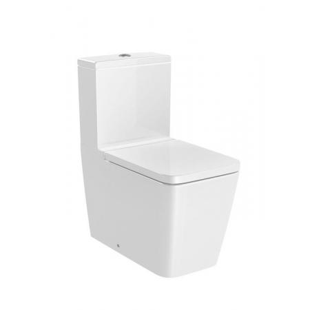 Roca Inspira Square Toaleta WC kompaktowa 37,5x64,5x79,4 cm Rimless bez kołnierza biała A342536000