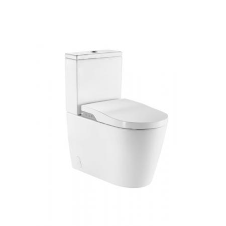 Roca Inspira Toaleta myjąca WC kompaktowa 68x39 cm Rimless bez kołnierza biała A80306L001