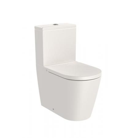 Roca Inspira Toaleta WC stojąca 64,5x37,5 cm kompaktowa bez kołnierza beżowa A342526650