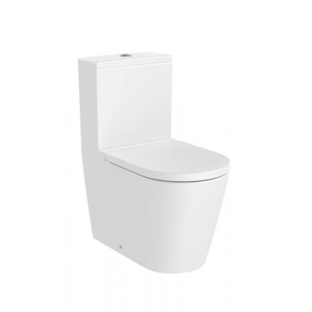 Roca Inspira Toaleta WC kompaktowa 64,5x37,5 cm Rimless bez kołnierza biały mat A342526620	