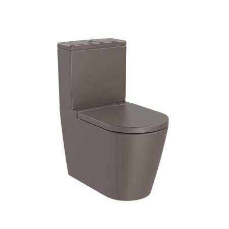 Roca Inspira Toaleta WC stojąca 64,5x37,5 cm kompaktowa bez kołnierza cafe A342526660