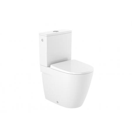 Roca Ona Toaleta WC stojąca kompaktowa bez kołnierza z powłoką Supraglaze biała A342688S00