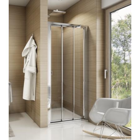 Ronal Sanswiss Top-Line TOPS3 Drzwi prysznicowe przesuwne 70x190 cm, profile srebrny połysk szkło przezroczyste Aquaperle TOPS307005007