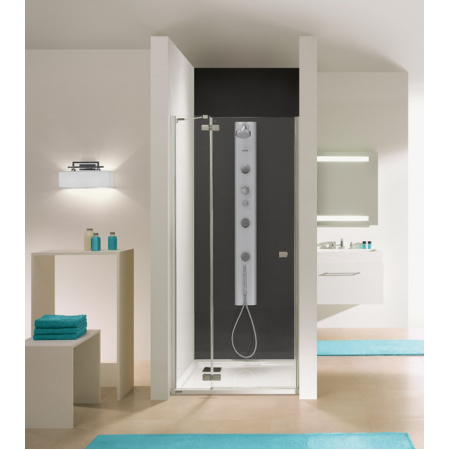 Sanplast Free Line DJ2/FREE Drzwi prysznicowe 100x195 cm z powłoką Glass Protect, profile chrom szkło przezroczyste 600-260-0340-42-401