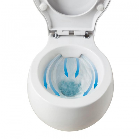 Scarabeo Planet Toaleta WC podwieszana 50x45 cm Clean Flush bez kołnierza, biała 8105/CL