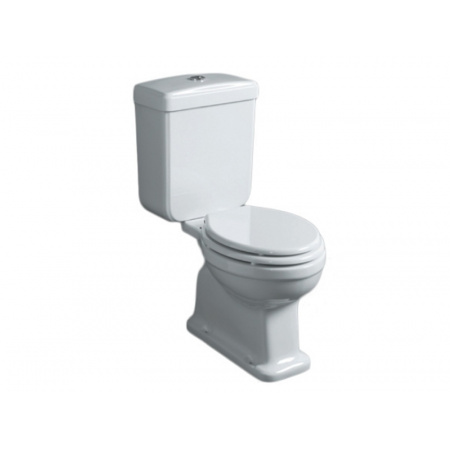 Simas Londra Muszla klozetowa miska WC kompaktowa 39,5x67,5 cm, biała LO921