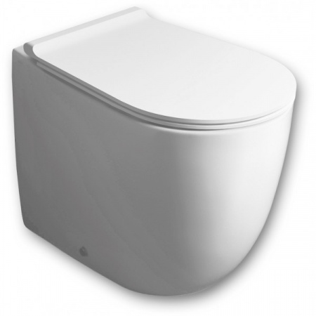 Simas Vignoni Toaleta WC stojąca 56x36,5x42 cm Rimless bez kołnierza, biała VI01